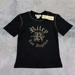 Deadstock Y2K Riley Los Angeles Baby Tee Shirt